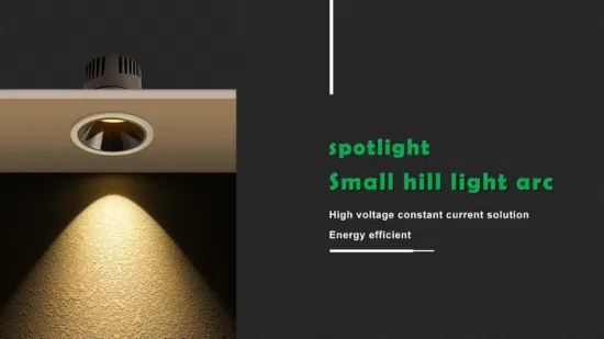 Verstellbares Deckeneinbau-LED-Downlight 10 W Deep Anti